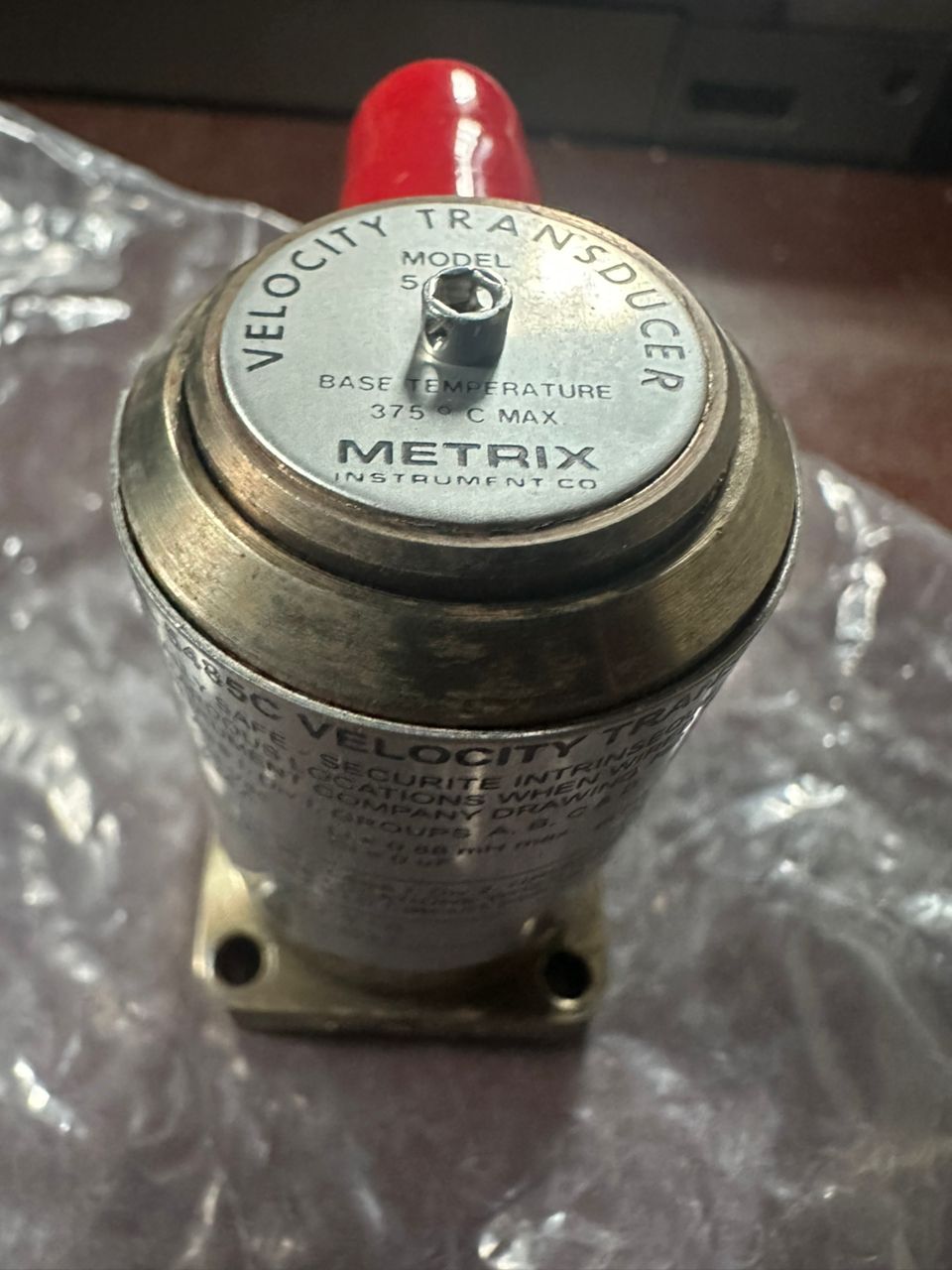 High Temperature Velocity Transducer